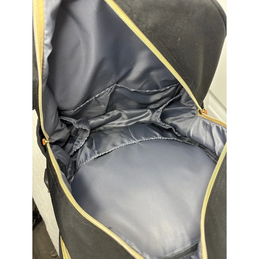 Sunshine Diaper Bag Backpack Black Quilted Large Baby‎ Travel
